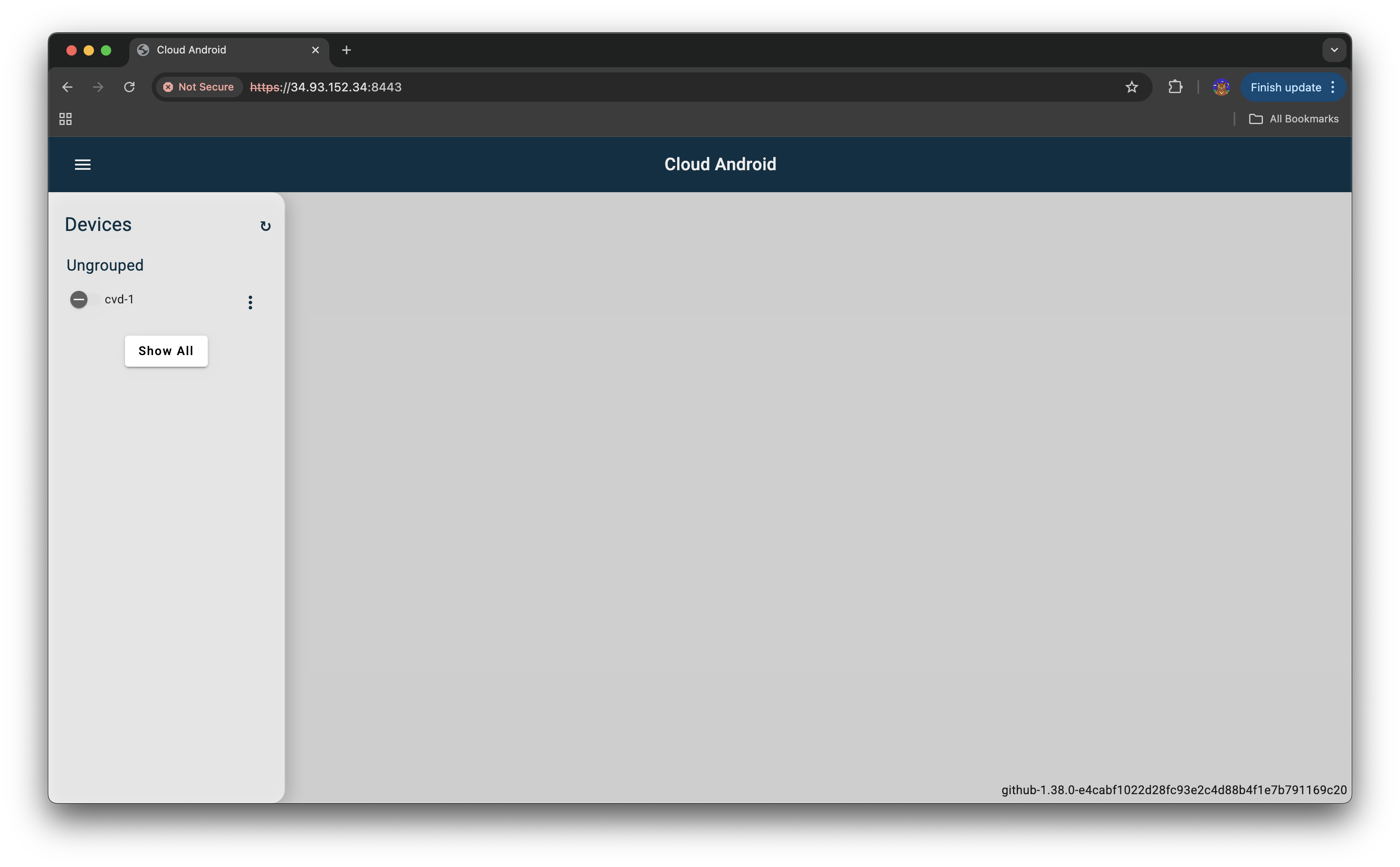 Cuttlefish Management Interface