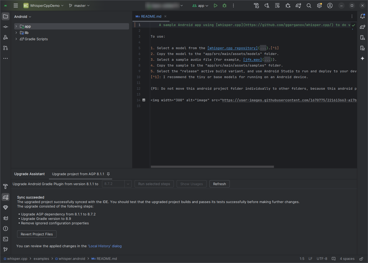 Open project in Android Studio 6